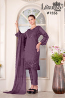 Laxuria Trendz 1556 B Designer Stylish Tunic Classic Embroidery Work Pakistani Pret Kurti