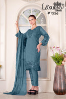Laxuria Trendz 1556 C Designer Stylish Tunic Classic Embroidery Work Pakistani Pret Kurti