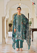 Deepsy Suits 11002 Maria B Pure Viscose Pashmina With Self Embroidery Work Lawn Suits