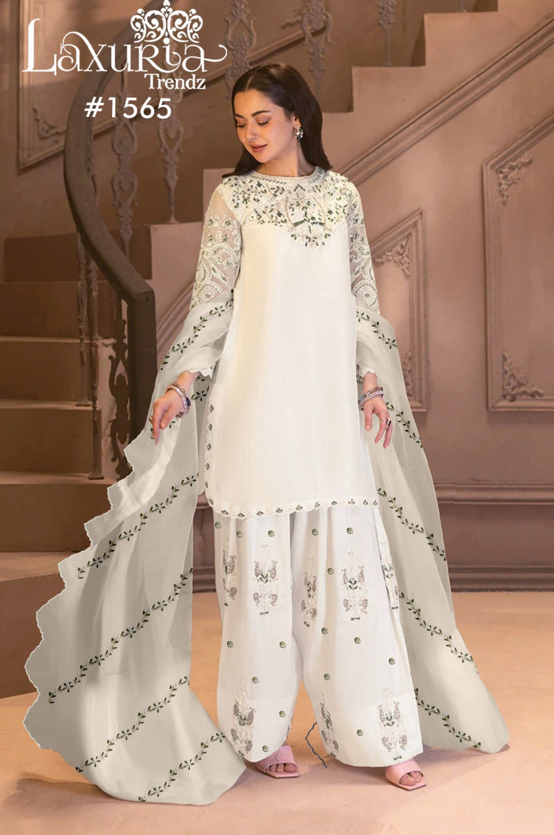 Laxuria Trendz 1565 Designer Stylish Tunic Classic Embroidery Work Pret Kurti