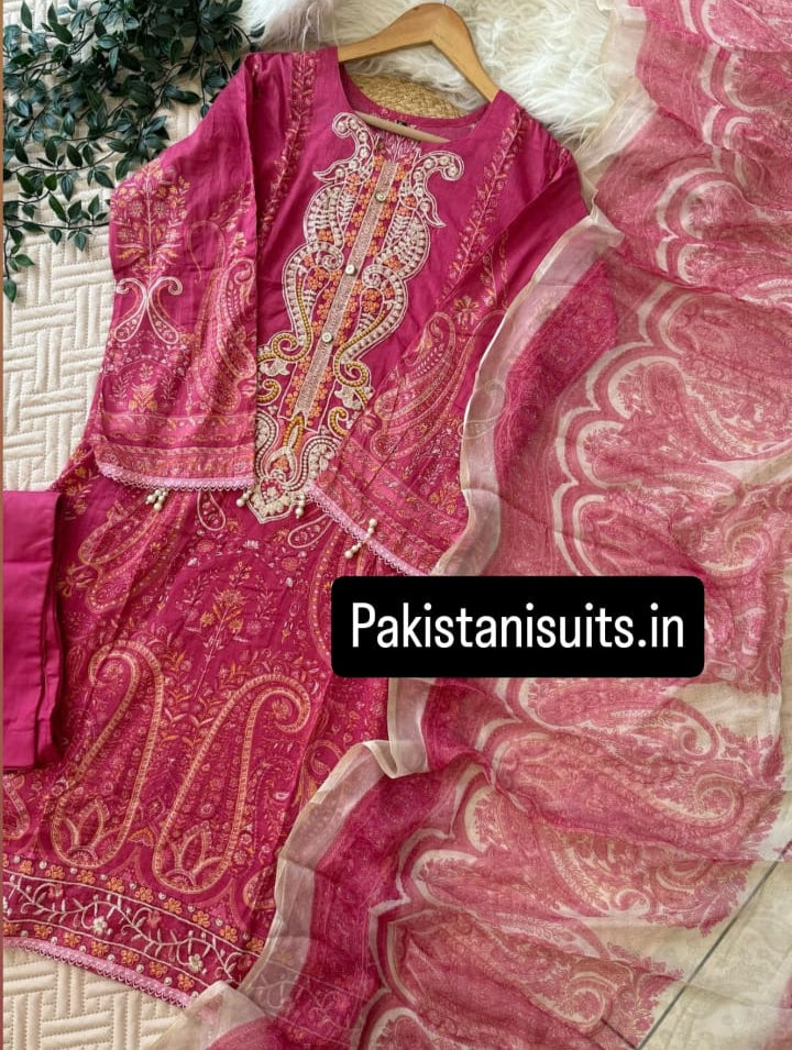 Al Zohaib Az 1276 B Pure Cotton Print Casual Wear Pakistani Suits