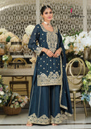 Eba Lifestyle 1920 Afrozeh Heavy Chinon With Emboidery Work