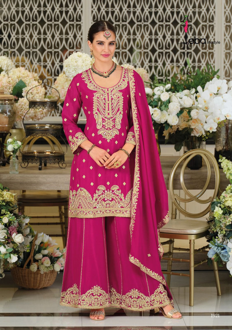 Eba Lifestyle 1921 Afrozeh Heavy Chinon With Emboidery Work