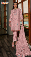 Fepic Rosemeen C 1669 B Organza Embroidered Work Suits