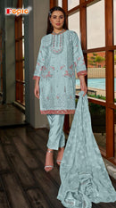 Fepic Rosemeen C 1669 Organza Embroidered Work Suits