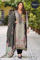 Mehboob Tex 1720 Pure Viscose Maslin Digital Print With Aari Handwork Suits