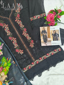 Al Laam 190 Pure Camric Cotton With Self Embroidery Work Suits