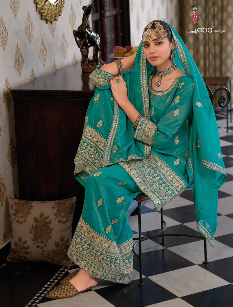Eba Lifestyle 1850 Heeramandi Simar With Embroidery Work Suits