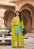 Eba Lifestyle 1782 Rangeen Heavy Chinnon With Embroidery Work Designer Suit