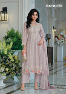 Zaveri 1889 Suhana Soft Organza Embroidery Work Suits