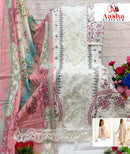 Aasha Designer 1182 Pure Cotton Print Pakistani Suits