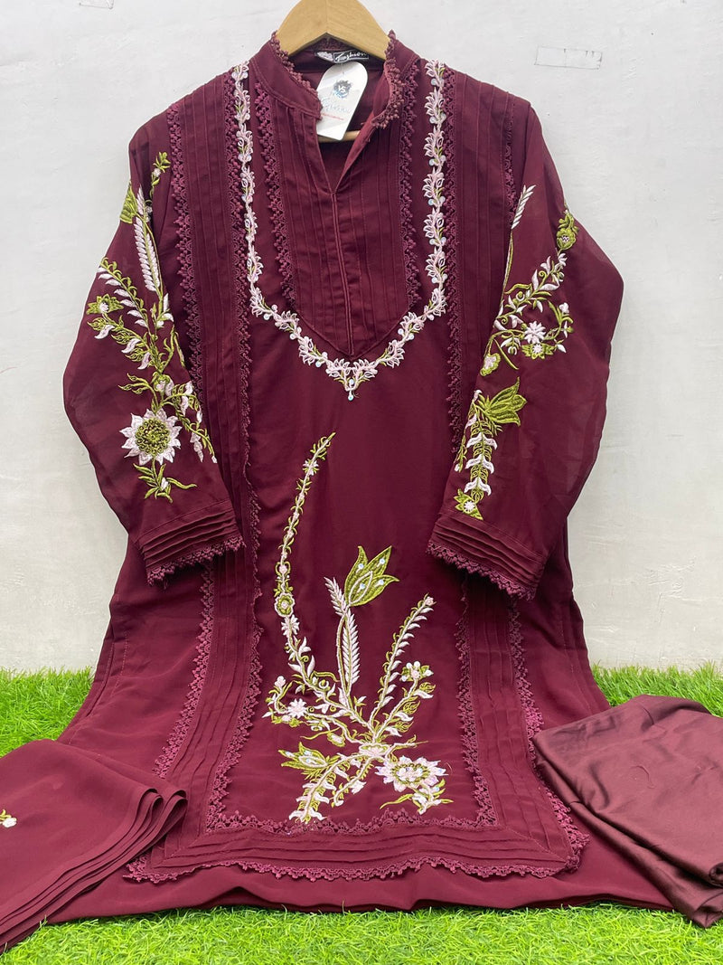 VS 12053 Designer Stylish Heavy Embroidered Work Readymade Suits