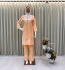 BE 396 Exclusive And Comfortable Embroidered Kurta Plazzo Pair