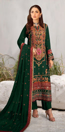 Motifz 498 Georgette With Embroidery Khatli Work Suits