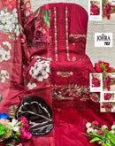 Johra Tex JT 182 Cambric Cotton With Heavy Embroidery Work Pakistani Suits