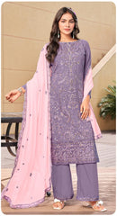 Sajida 1068 Aleeza Georgette Heavy Embroidered With Khatli Work Suits