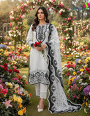 Saniya Trendz 1002 Cotton With Chikankari Embroidered Work Suits