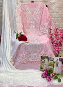 Alif Fashion A 136 Pure Cotton Heavy Embroidery With Zarkqan Work Suits