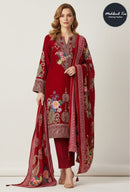 Mehboob Tex 1723 A Pure Viscose Maslin Digital Print With Aari Handwork Pakistani Suits