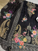 Mehboob Tex 1723 D Pure Viscose Maslin Digital Print With Aari Handwork Pakistani Suits