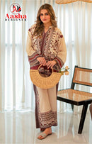 Aasha Designer 10036 Turkis Cord Set