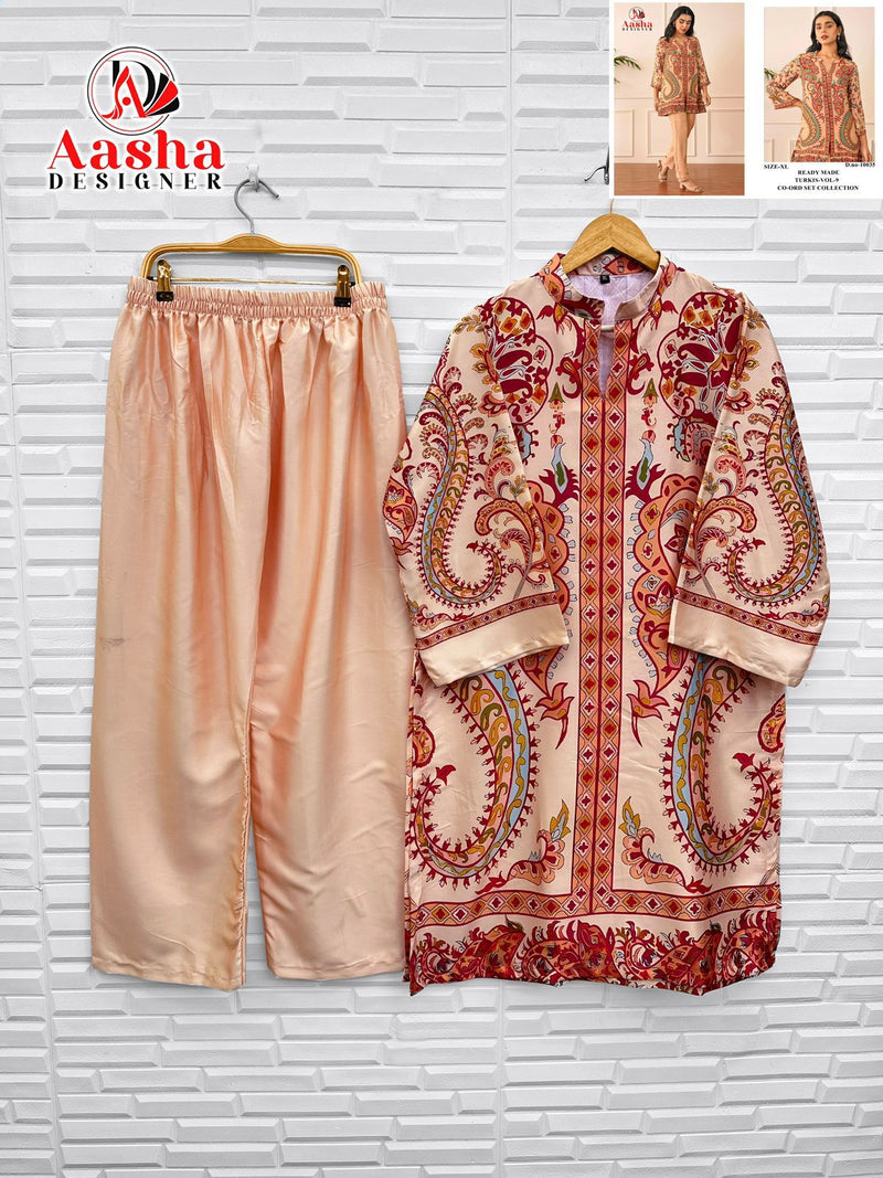 Aasha Designer 10035 Turkis Cord Set