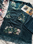 Johra Tex JT 176 D Cambric Cotton With Heavy Embroidery Work Pakistani Suits