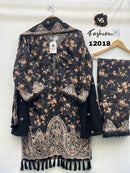 VS 12018 B Designer Stylish Heavy Embroidered Gorgeous Looking In Kurti