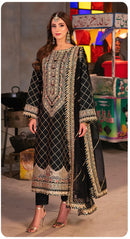 Sajida Designer SD 1057 Georgette Heavy Embroidered With Khatli Work Suits