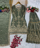 AF 072 B Designer Party Wear Suits