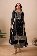 SC 7084 Designer Heavy Embroidery Sequence Work Suits