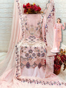 Fepic Rosemeen C 1635 Georgette Embroidered With Heavy Handwork Suits