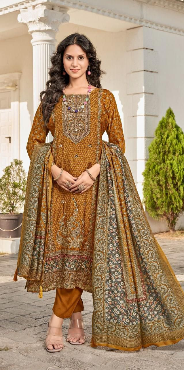 Shree Fab KT 243  Pure Viscous Maslin Digital Print Suits