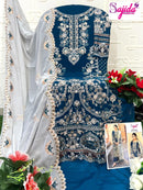 Sajida 1117 Anaya Georgette With Heavy Embroidered Work Pakistani Suits