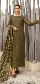 Al Khushbu 4042 A Gulsan Georgette With Heavy Embroidered Work Suits