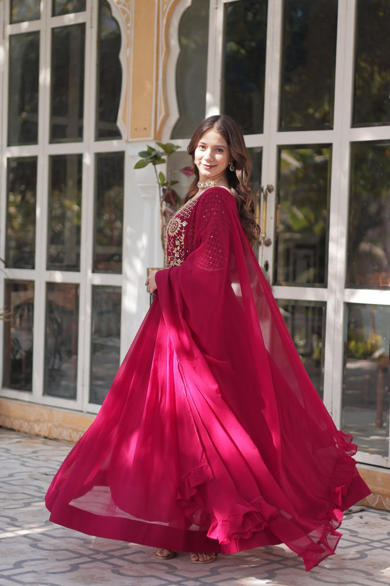 LW 9223 Premium Designer Readymade Gown