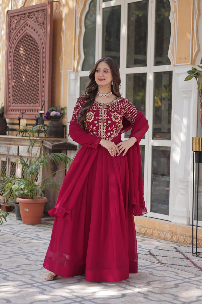 LW 9223 Premium Designer Readymade Gown