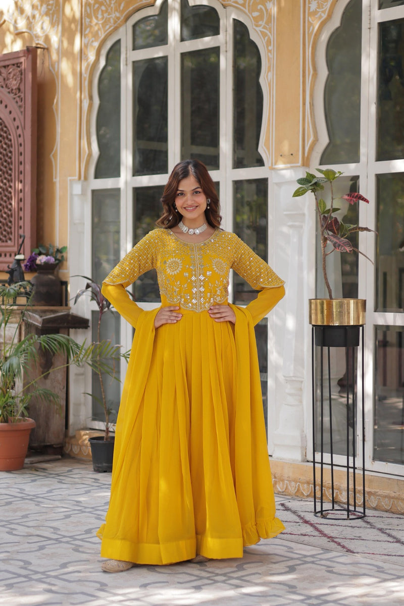 LW 9223 B Premium Designer Readymade Gown