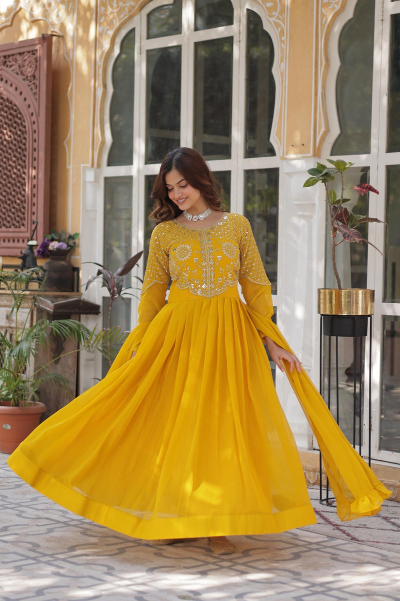 LW 9223 B Premium Designer Readymade Gown