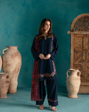 ZSR 3123 Pure Natural Crep Silk With Embroidery Sequence Work Suits