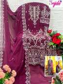 Sajida Designer 1119 Anaya Georgette With Heavy Embroidered Work Suits
