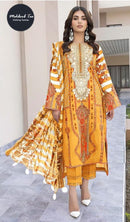 Mehboob Tex 1677 B Pure Cotton Print With Self Embroidery Work Pakistani Suits