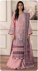 Zaha 015 Georgette With Heavy Embroidered Worked Suits