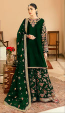 Florent 1018 B Velvet With Heavy Embroidery Work Pakistani Suits