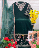 Florent 1018 B Velvet With Heavy Embroidery Work Pakistani Suits