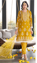 Fepic Rosemeen C 1576 Organza Front And Back Embroidered With Handwork Suits