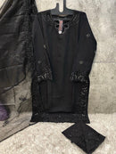 Hoor Tex HF 163 C Cristal Viscous Embroidery Work Pakistani Suits