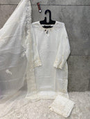 Hoor Tex HF 163 A Cristal  Viscous Embroidery Work Pakistani Suits