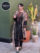 Mehboob Tex 1709 Pure Rayon With Heavy Self Embroidery Work Suit