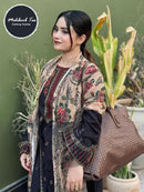 Mehboob Tex 1709 Pure Rayon With Heavy Self Embroidery Work Suit